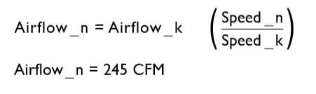 Airflow Calculation Example